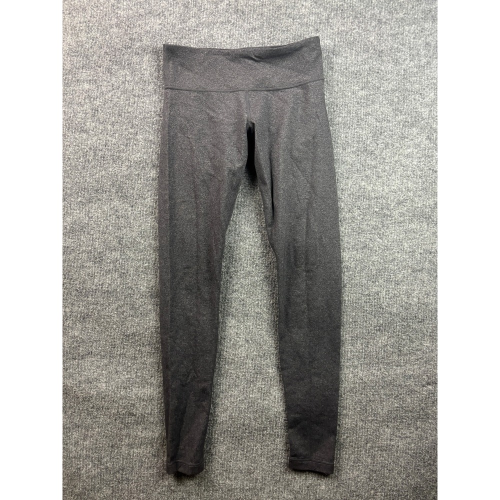 Lululemon Wunder Under Leggings Womens 6 Gray Heathered‎ High Rise Yoga Pants